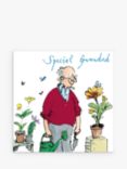 Woodmansterne Man Watering His Plants Grandad Father's Day Card