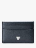 Aspinal of London Saffiano Leather Slim Credit Card Holder, Navy