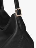 Aspinal of London Pebble Leather Hobo Shoulder Bag