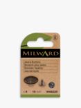 Milward Jeans Buttons, Pack of 8, Black