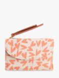 Caroline Gardner Hearts Coin Purse, Coral