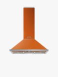 Smeg KPF9OR 90cm Portofino Chimney Cooker Hood, Orange