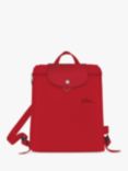 Longchamp Le Pliage Recycled Canvas Backpack, Tomato
