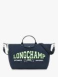 Longchamp Le Pliage Collection Travel Cotton Jersey Holdall, Navy