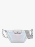 Longchamp Le Pliage Collection Cross Body Bag, Silver