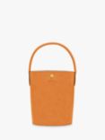 Longchamp Epure Leather Bucket Bag, Apricot