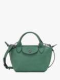 Longchamp Le Pliage Xtra Extra Small Leather Top Handle Bag, Sage