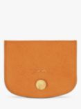 Longchamp Épure Leather Card Holder, Apricot