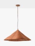 Lights & Lamps Bardi Oversized Rattan Pendant Ceiling Light, Natural