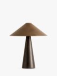 lights&lamps Orta Metal Cone Table Lamp, Bronze