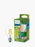 Philips Energy Efficient 2.3W E27 LED Classic Bulb, Clear
