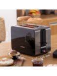 Bosch Sky Compact 2 Slice Toaster, Black