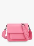 HVISK Cayman Pocket Structure Smooth Cross Body Bag, Blush Pink