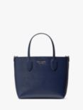 kate spade new york Bleecker Small Leather Tote Bag, Navy