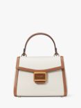 kate spade new york Katie Leather Top Handle Cross Body Bag, Halo White