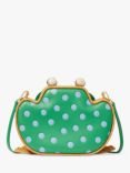 kate spade new york Lily Frog Rattan Leather Blend Cross Body Bag, Candy Grass/Multi