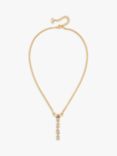 Susan Caplan Vintage Dior Swarovski Crystal Drop Pendant Necklace