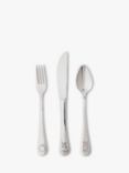 Wrendale Designs Kids' Little Wren Stainless Steel Cutlery Set, 3 Piece