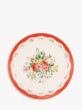 Cath Kidston Feels Like Home Stoneware Dinner Plate, 27cm, Red/Multi