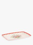 Cath Kidston Feels Like Home Stoneware Rectangular Platter, 29cm, Red/Multi