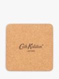 Cath Kidston Feels Like Home Cork-Backed Coaster, Set of 4, Sage/Multi