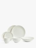 Wedgwood Gio Bone China Dinnerware Set, White, 10 Piece