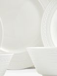 Wedgwood Intaglio Bone China Dinnerware Set, White, 10 Piece