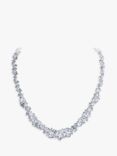 Ivory & Co. Crystal Collar Necklace, Silver