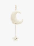 Jellycat Amuseable Moon Musical Pull Soft Toy, White