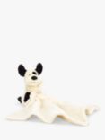 Jellycat Bashful Puppy Soother Soft Toy, Black/Cream