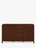 John Lewis Medan Wide Sideboard, Dark Stain