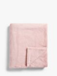 John Lewis Super Soft Throw, Pink