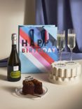 John Lewis Birthday Cake & Bubbles Gift Set, 75cl