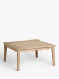 John Lewis Squiggle Square Coffee Table, 80cm, FSC-Certified (Acacia Wood), Natural