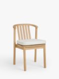 John Lewis Boardwalk Garden Dining Chair, Set of 2, FSC-Certified (Acacia Wood), Natural