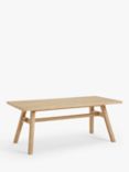 John Lewis Burford Rectangular Garden Dining Table, 190cm, FSC-Certified (Acacia Wood), Natural
