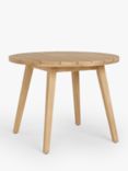 John Lewis Burford Round Garden Dining Table, 100cm, FSC-Certified (Acacia Wood), Natural