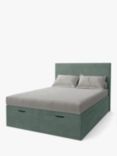 Koti Home Dee Upholstered Ottoman Storage Bed, King Size
