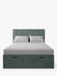 Koti Home Avon Upholstered Ottoman Storage Bed, Double