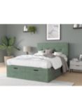 Koti Home Arun Upholstered Ottoman Storage Bed, Super King Size
