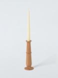 John Lewis Wooden Candlestick Candle Holder, Neutral