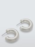 John Lewis Brushed Chunky Hoop Earrings