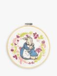The Crafty Kit Company Peter Rabbit and Mrs Rabbit Embroidery Hoop Kit