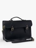 Cambridge Satchel Large Leather Briefcase, Black