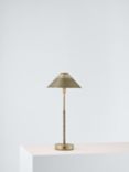 John Lewis Talbot Portable LED Table Lamp, Brass
