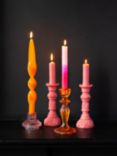 Talking Tables Candlestick Candle, 185g, Pink