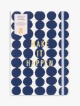 Busy B A5 Spot Undated Weekly Planner, Blue