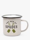 Gentlemen's Hardware Enamel Ace of Spades Mug, 500ml, Multi