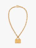 Susan Caplan Vintage Chanel Quilted Bag Pendant Necklace