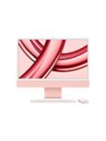 2023 Apple iMac 24 All-in-One, M3 Processor, 8GB RAM, 256GB SSD, 8‑Core GPU, 23.5” 4.5K, Pink